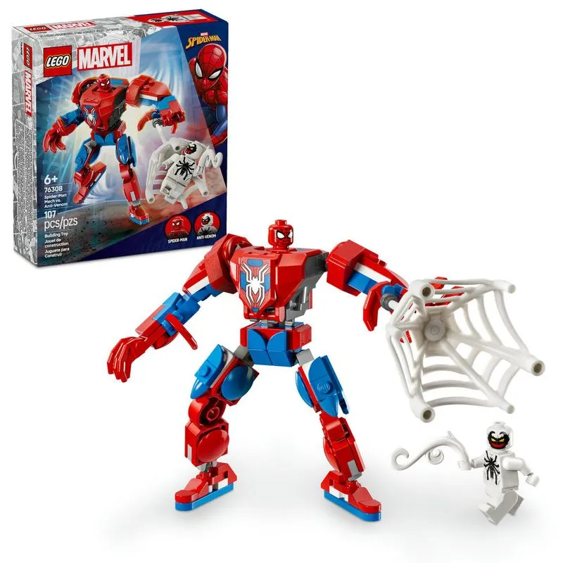 LEGO - Super Heroes Marvel - Robô do Homem-Aranha vs. Anti-Venom
