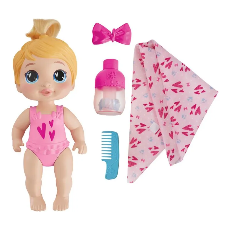 Boneca Bebê com Acessórios - Baby Alive - Bebê Shampoo - Harper Hugs Loira