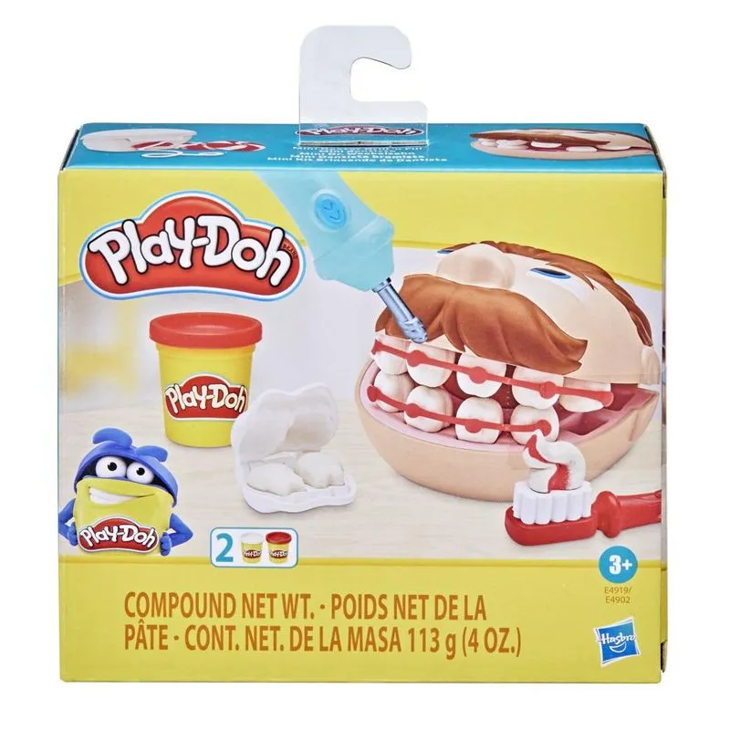 Massa de Modelar - Play-Doh - Mini Kit Brincando de Dentista
