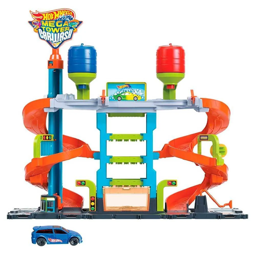 Pista Hot Wheels City Lava-Rápido Mega Tower Mattel